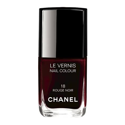 vernis chanel rouge noir